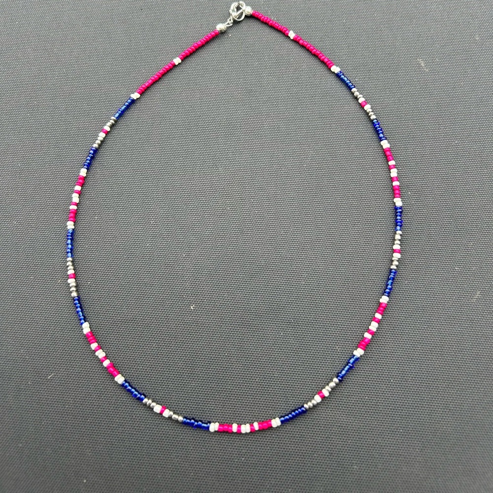 Homemade beaded western necklace